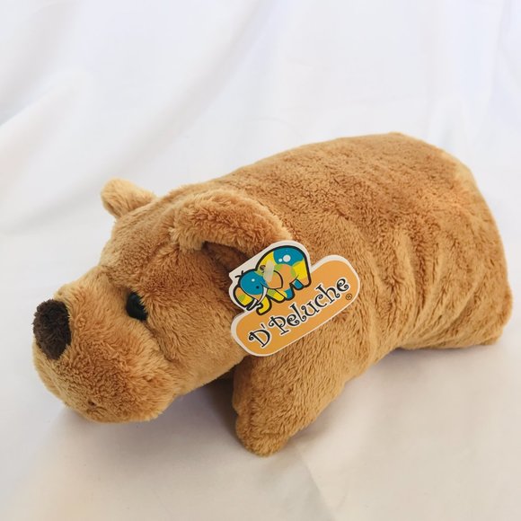 D’Peluche Brown Bear Pillow Pet 🧸 - Picture 2 of 4